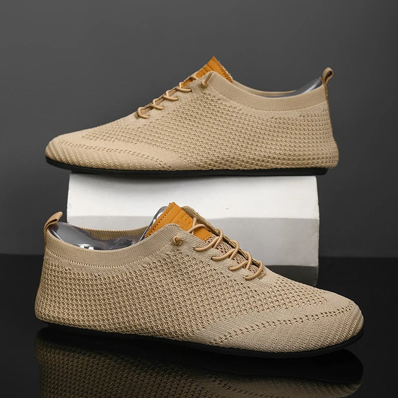 Chaussures slip-on en maille tricotée