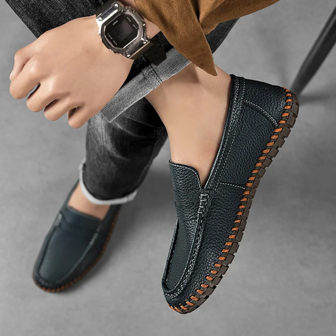 Mocassin Nora en cuir pleine fleur
