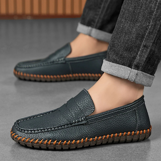 Mocassin Nora en cuir pleine fleur