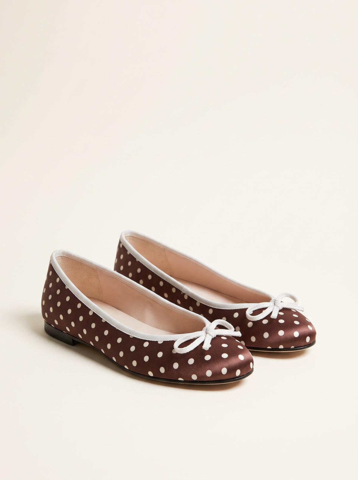 Ballerines Georgette à pois