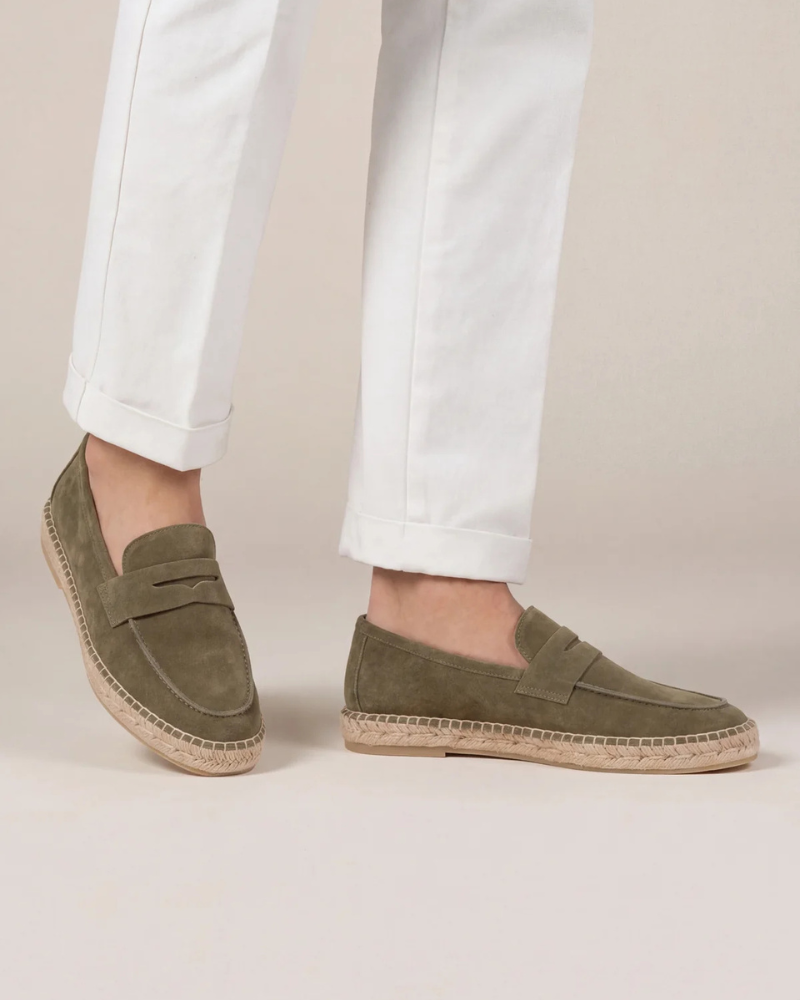 Espadrille Riviera olive — semelle