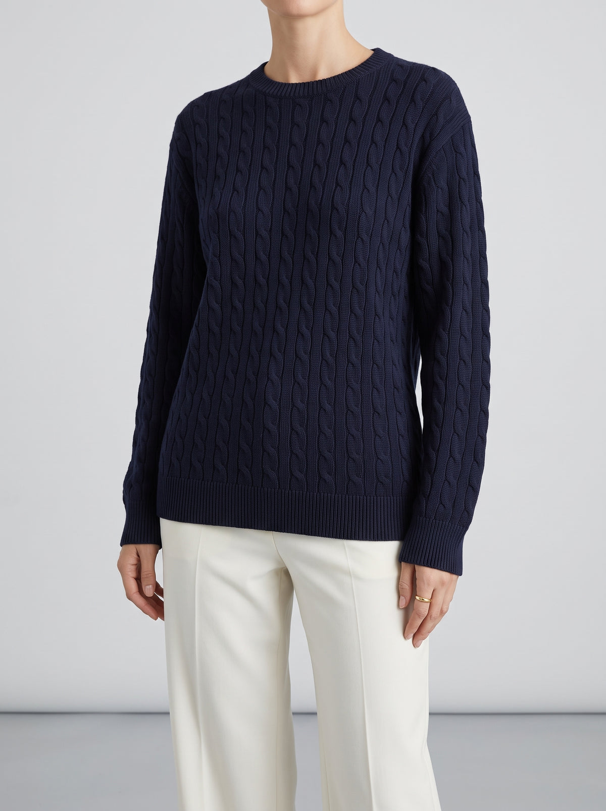 Karyl Knitted Jumper - Navy