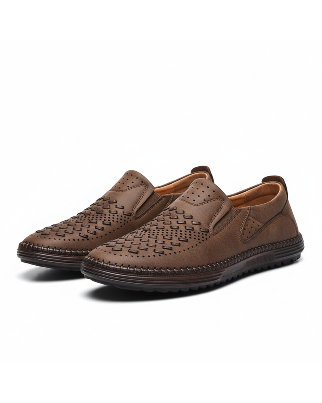 Carter James Mocassin en cuir véritable