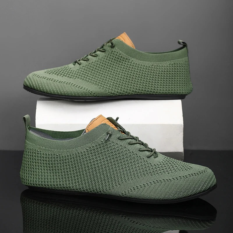 Chaussures slip-on en maille tricotée