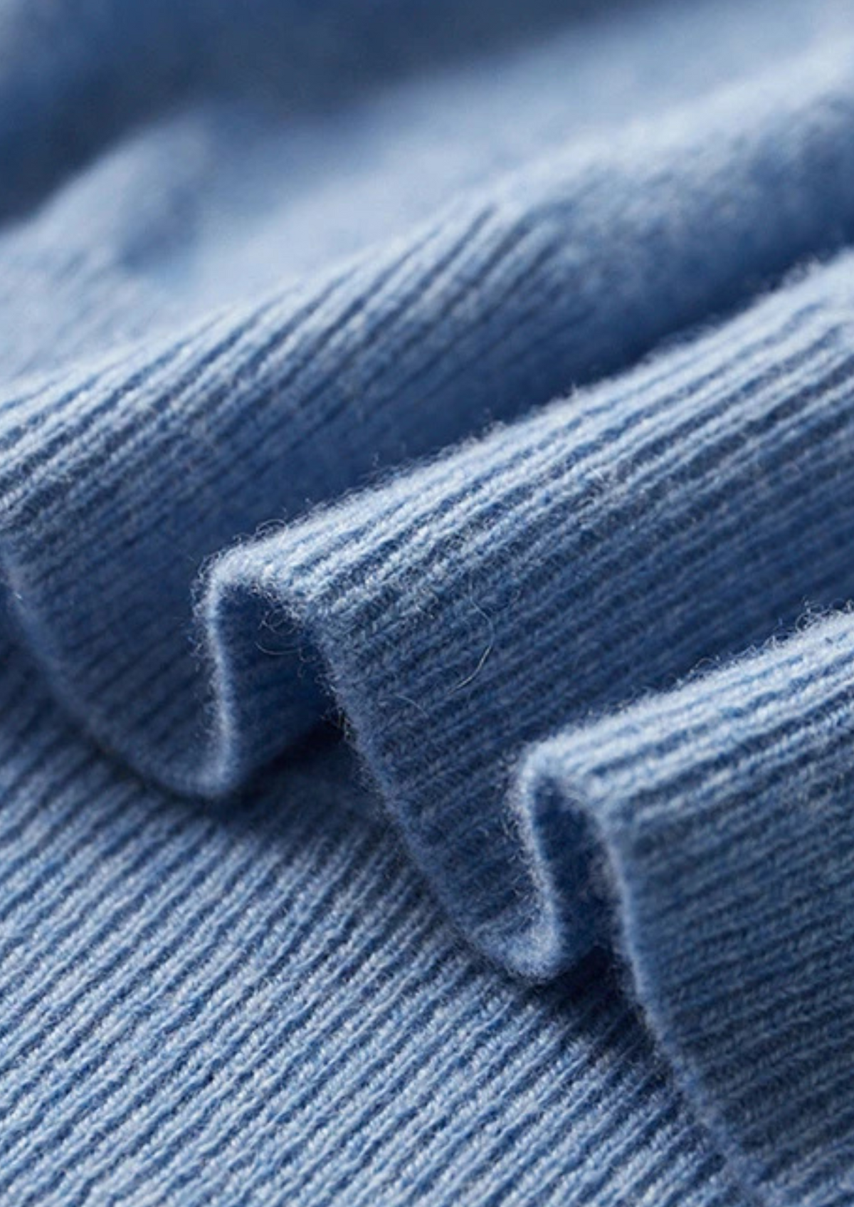 Polo classique en cachemire premium bleu clair