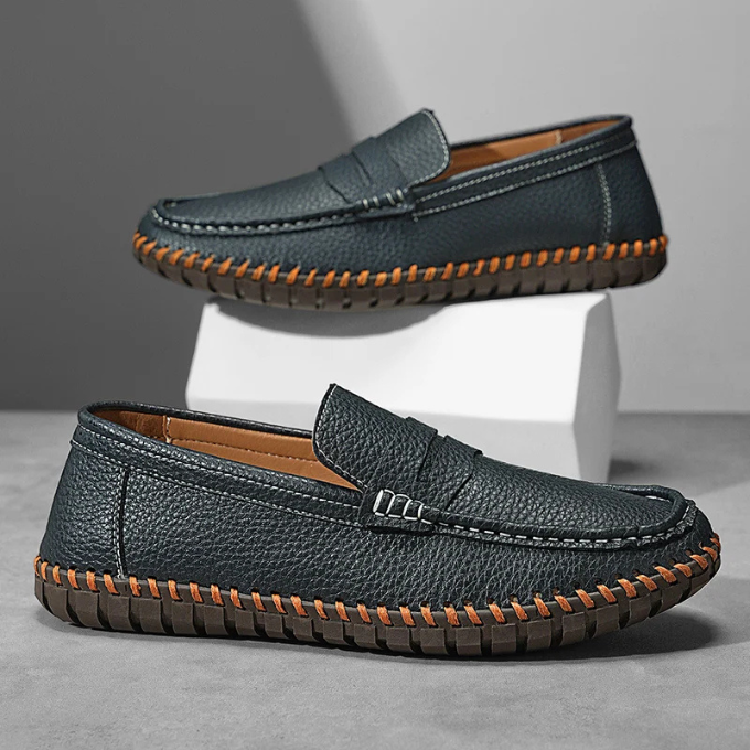 Mocassin Nora en cuir pleine fleur