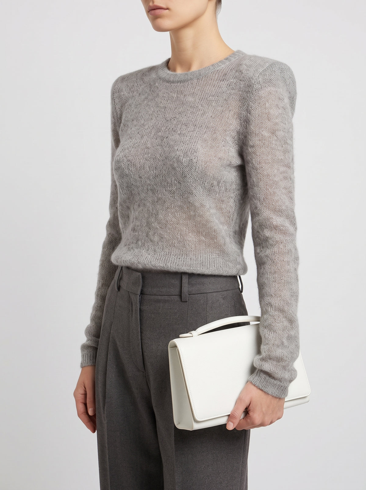 Maricar Slim-Fit Lightweight Jumper - Grey