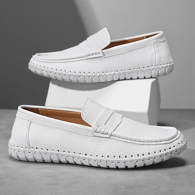 Mocassin Nora en cuir pleine fleur
