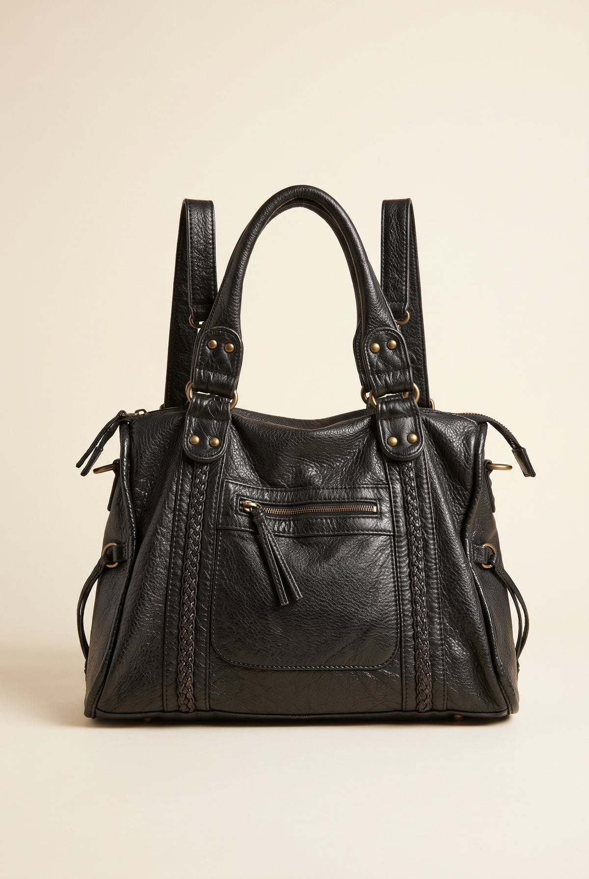 Tanja Faux Leather Shoulder Bag
