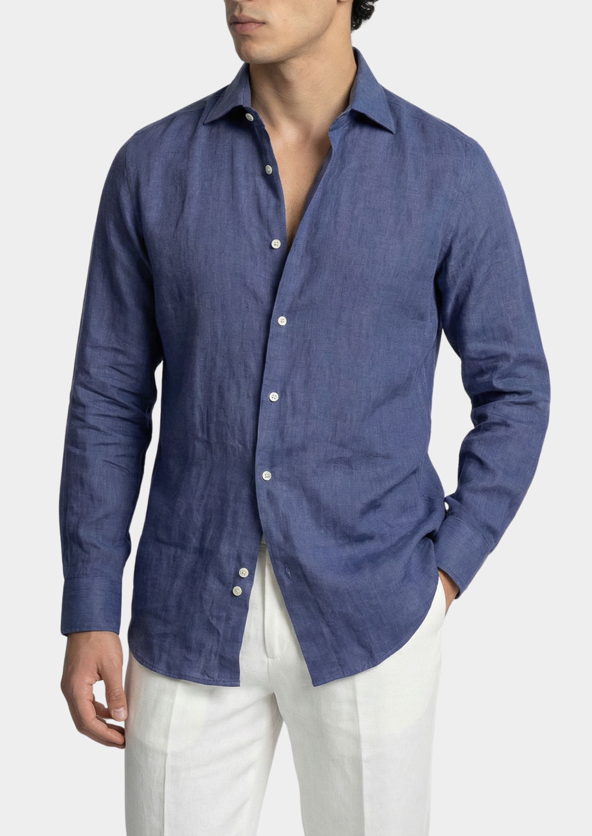 Chemise côtière Portofino bleu