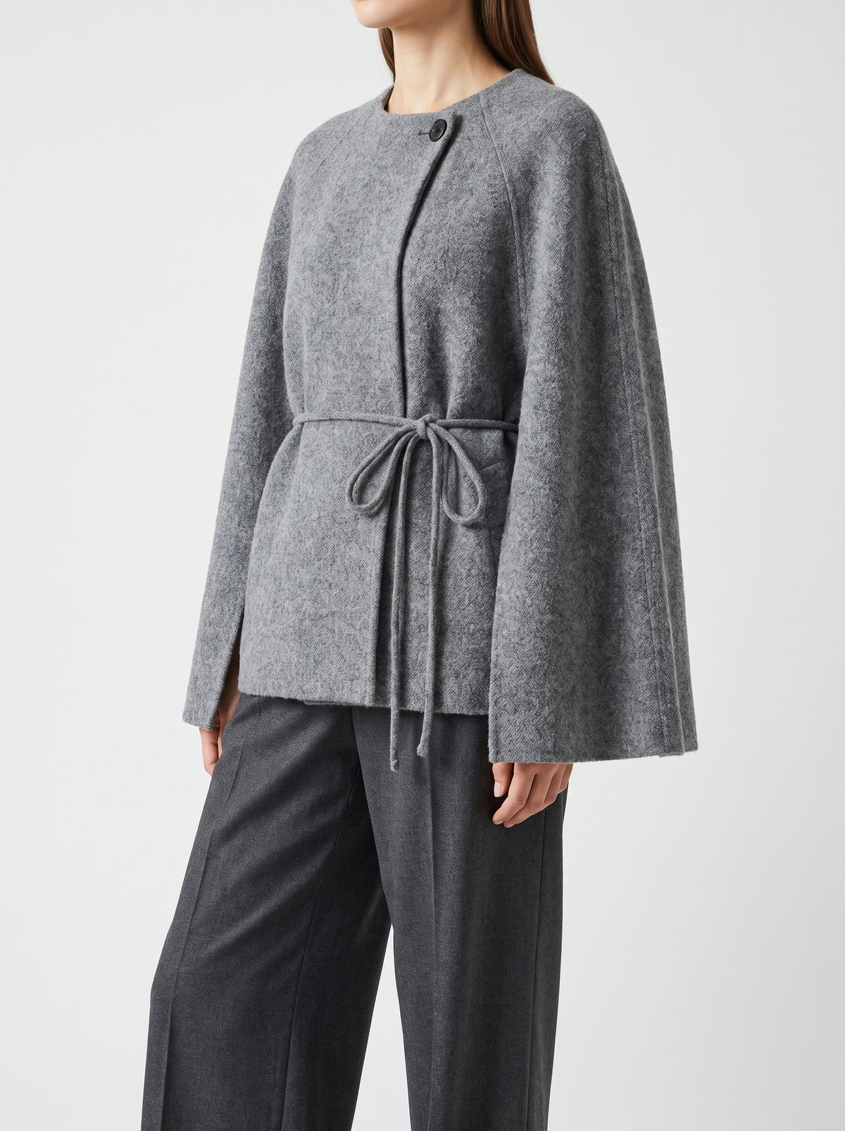Suzette Open-Front Batwing Cardigan