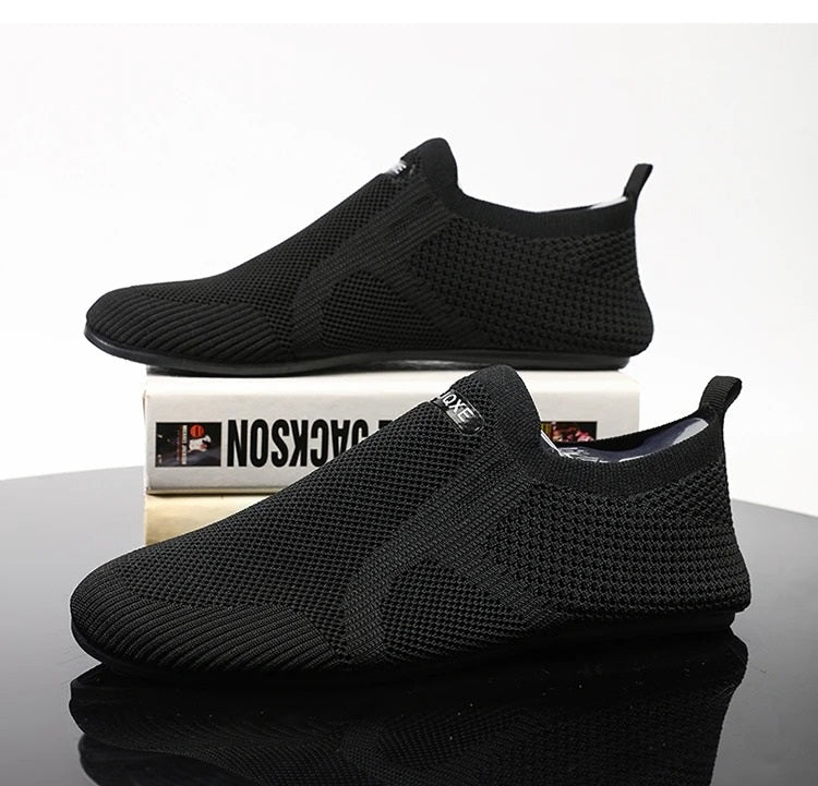 Mules tricotées à enfiler pour pieds nus