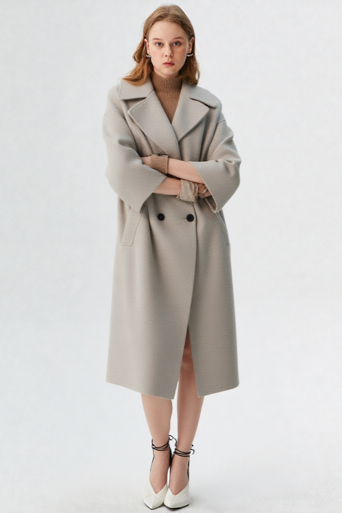 ÉLISABETH — Manteau en Mélange de Laine