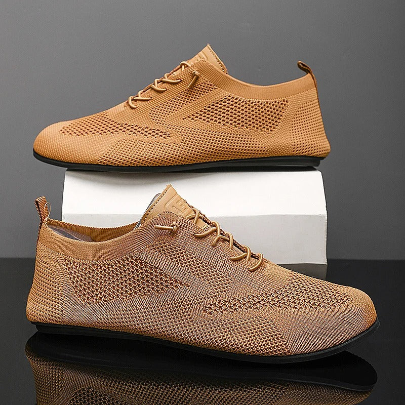 Chaussures slip-on en maille tricotée