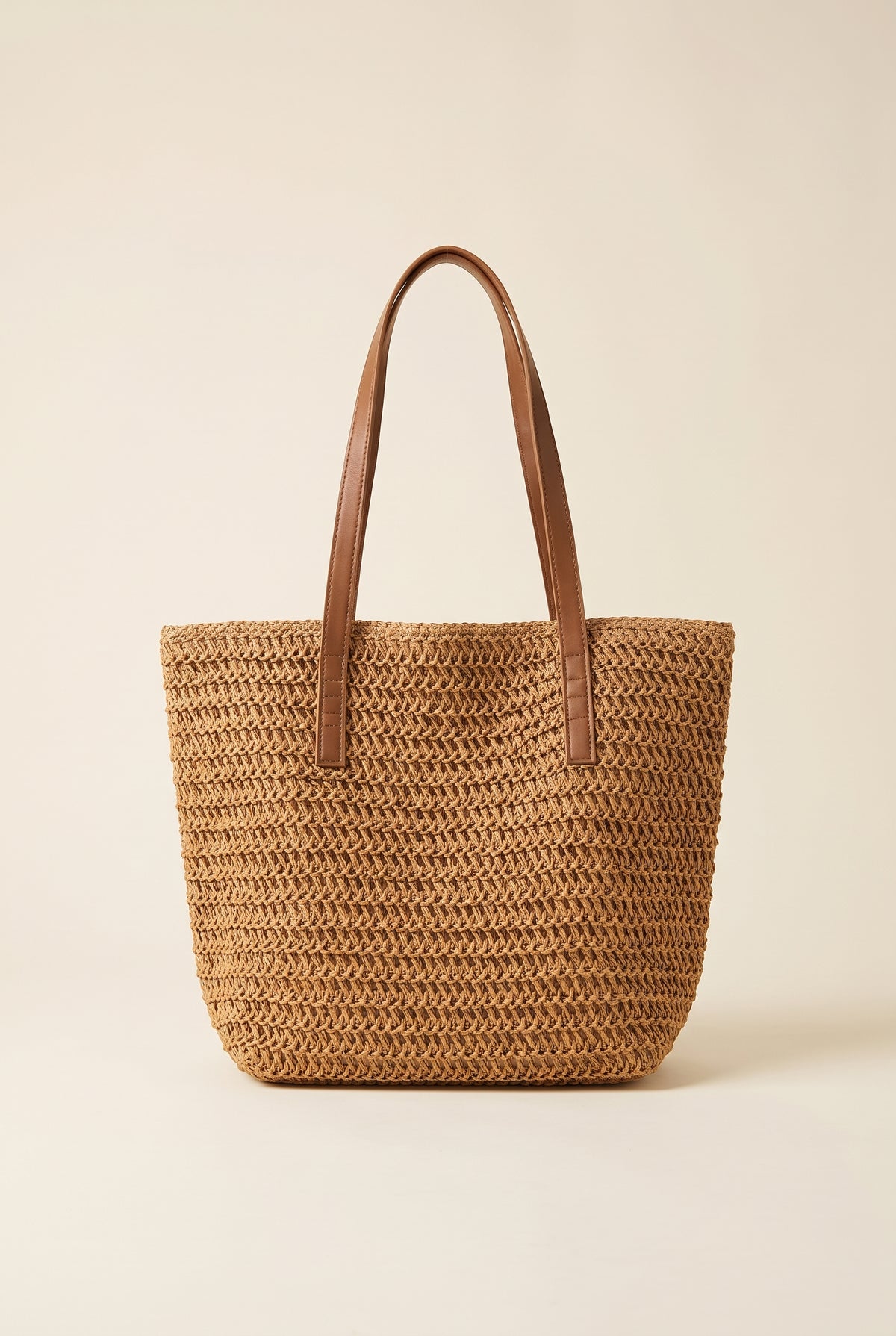 Céleste Woven Straw Beach Bag