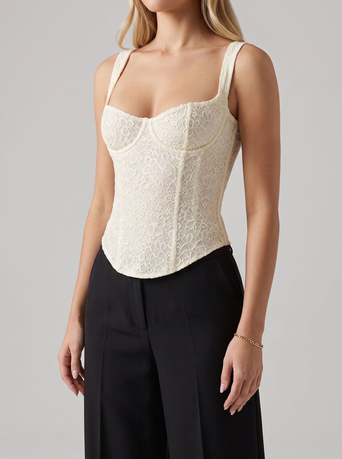 Emelia Lace Corset Top