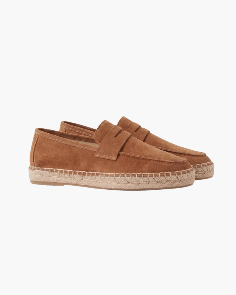 Espadrille Riviera cognac — détail
