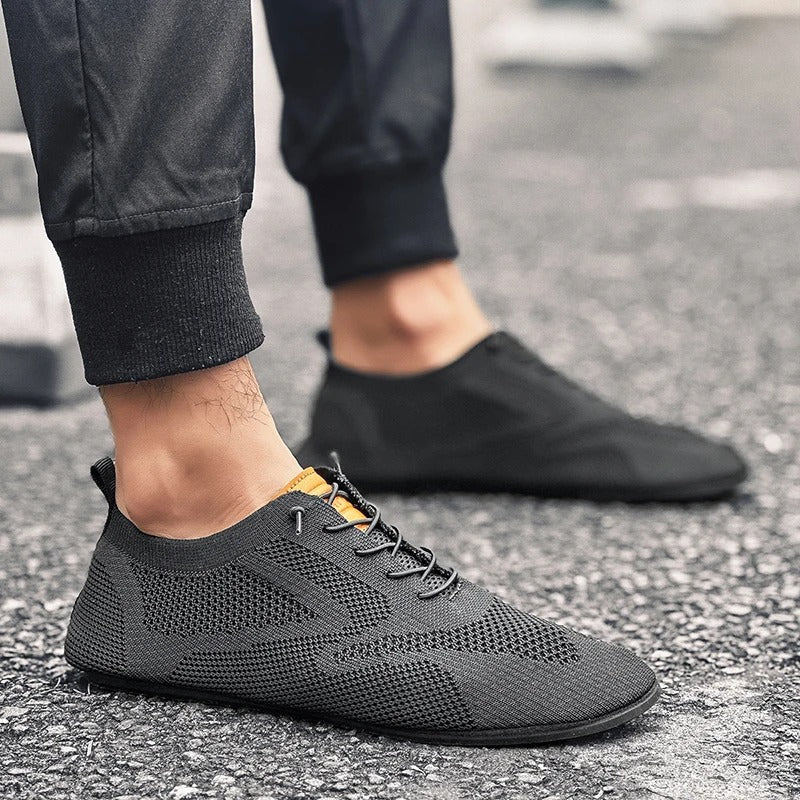 Chaussures slip-on en maille tricotée