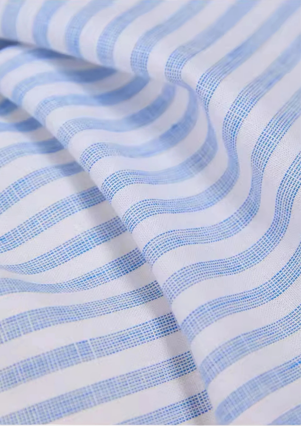 Chemise côtière rayée Portofino bleu clair