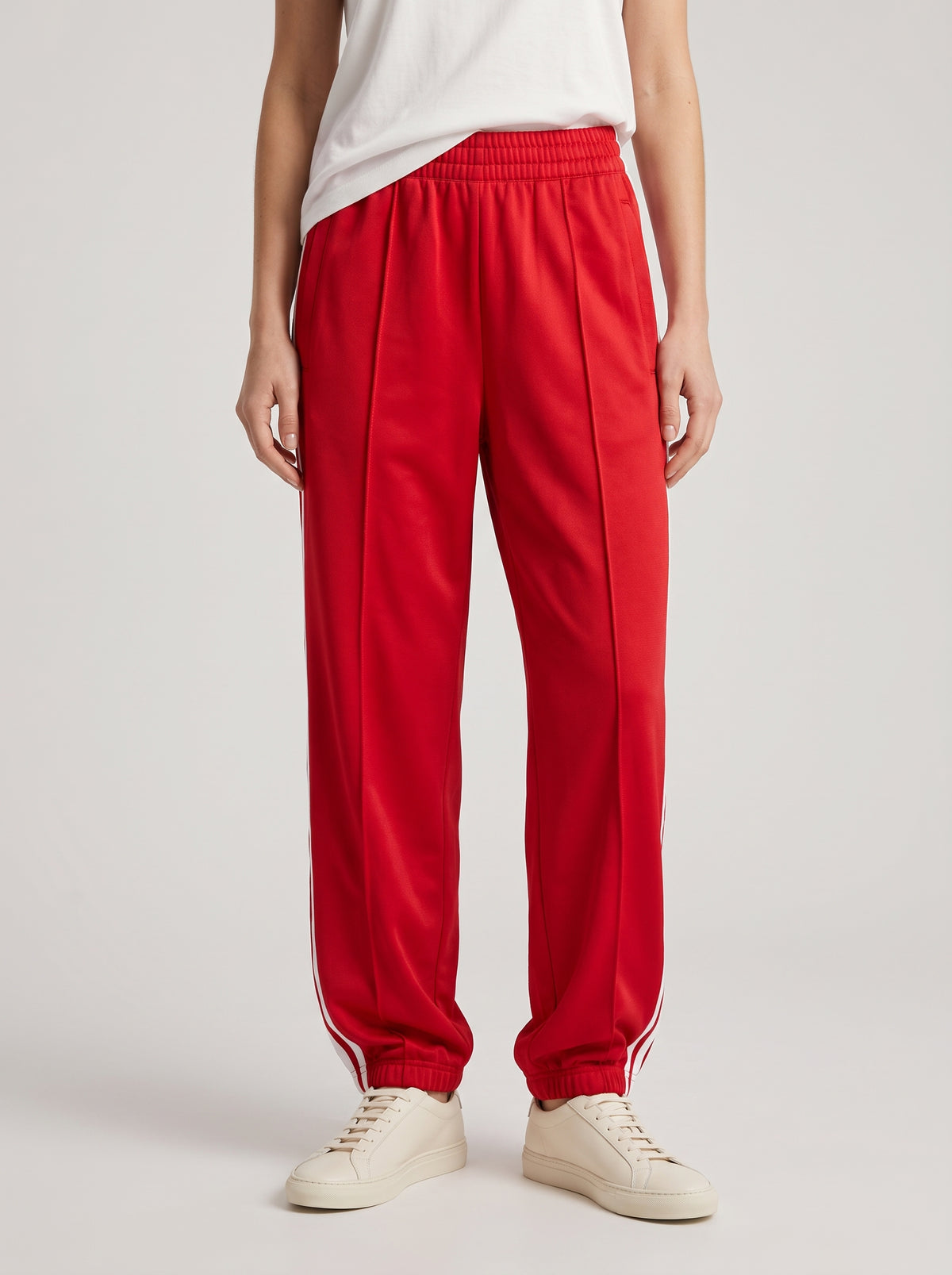 Pantalon de jogging Sandra à rayures - Rouge