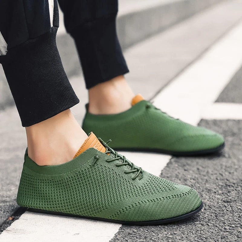 Chaussures slip-on en maille tricotée