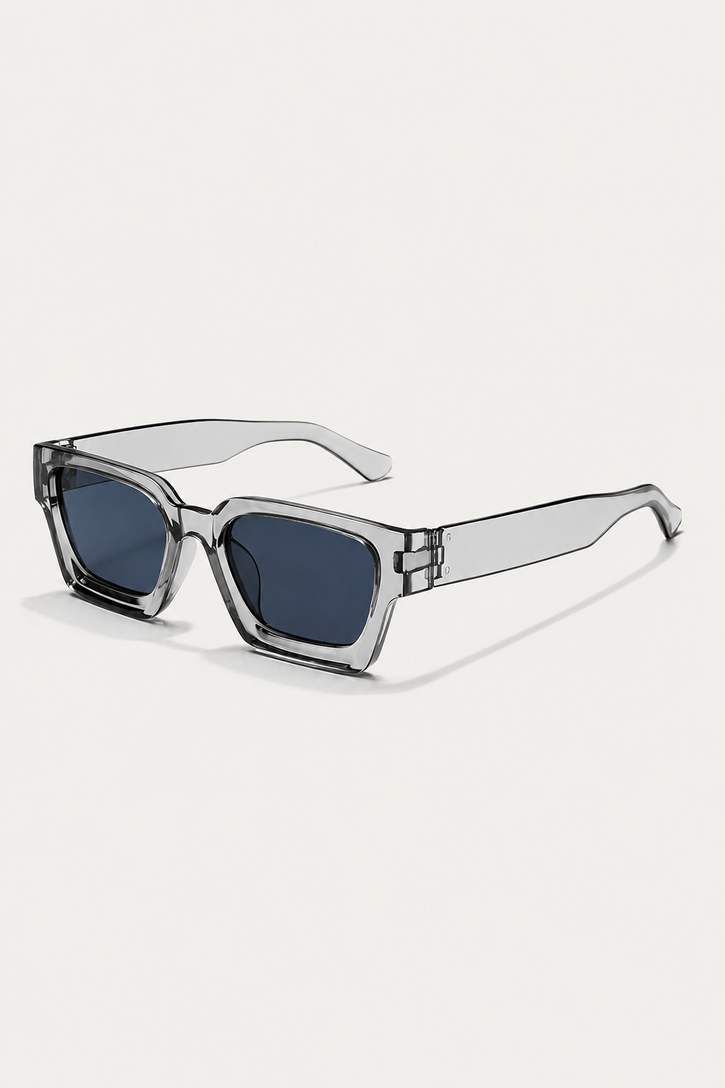 Lunettes Lucent Square Gris Transparent — vue principale
