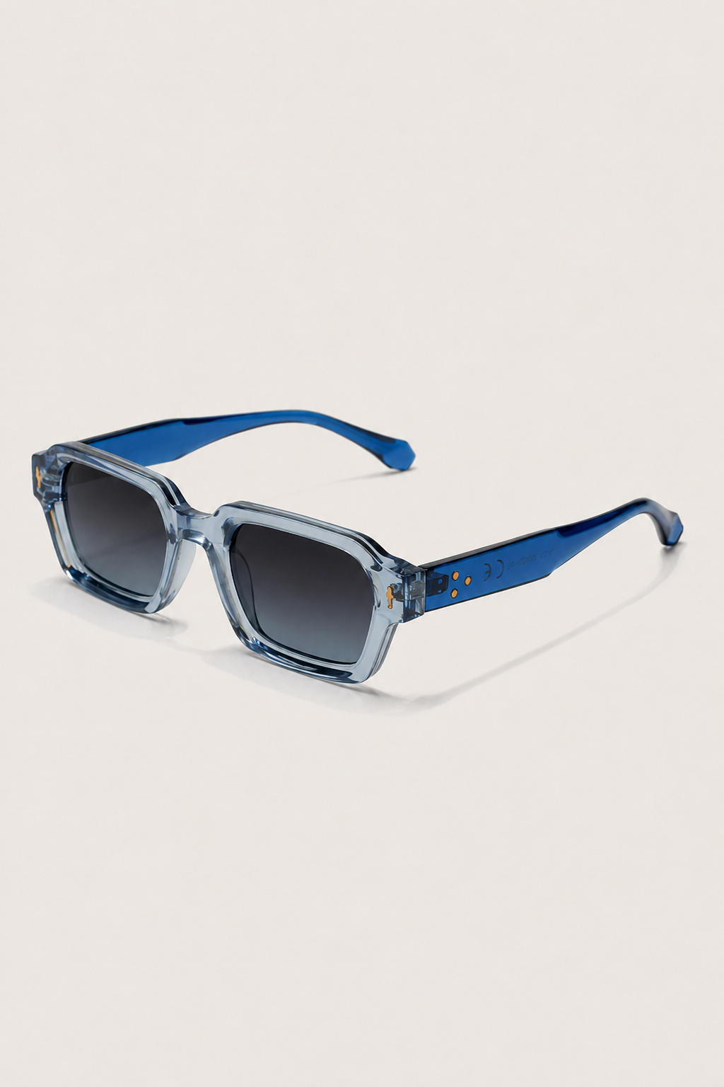 Lunettes Cobalt Lucent Bleu Transparent — vue principale