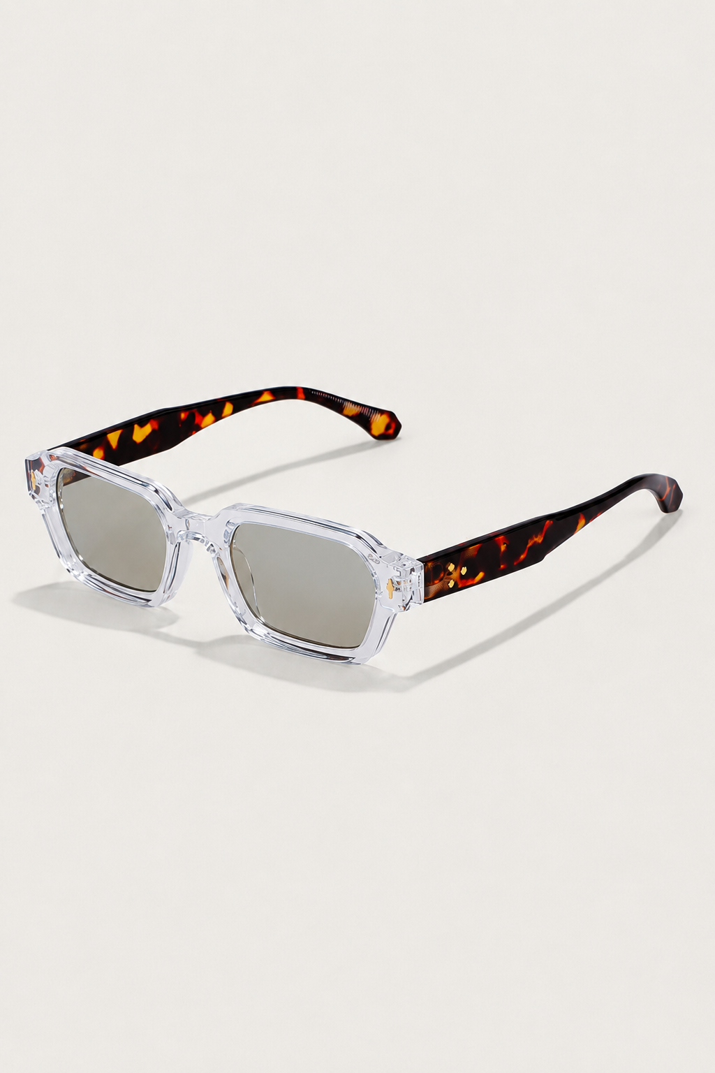 Lunettes Cobalt Lucent Léopard Transparent — vue principale