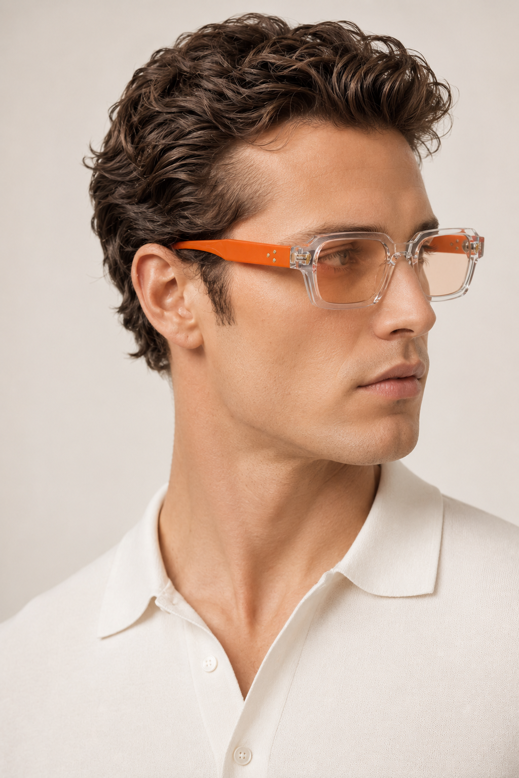 Lunettes Cobalt Lucent Orange — profil