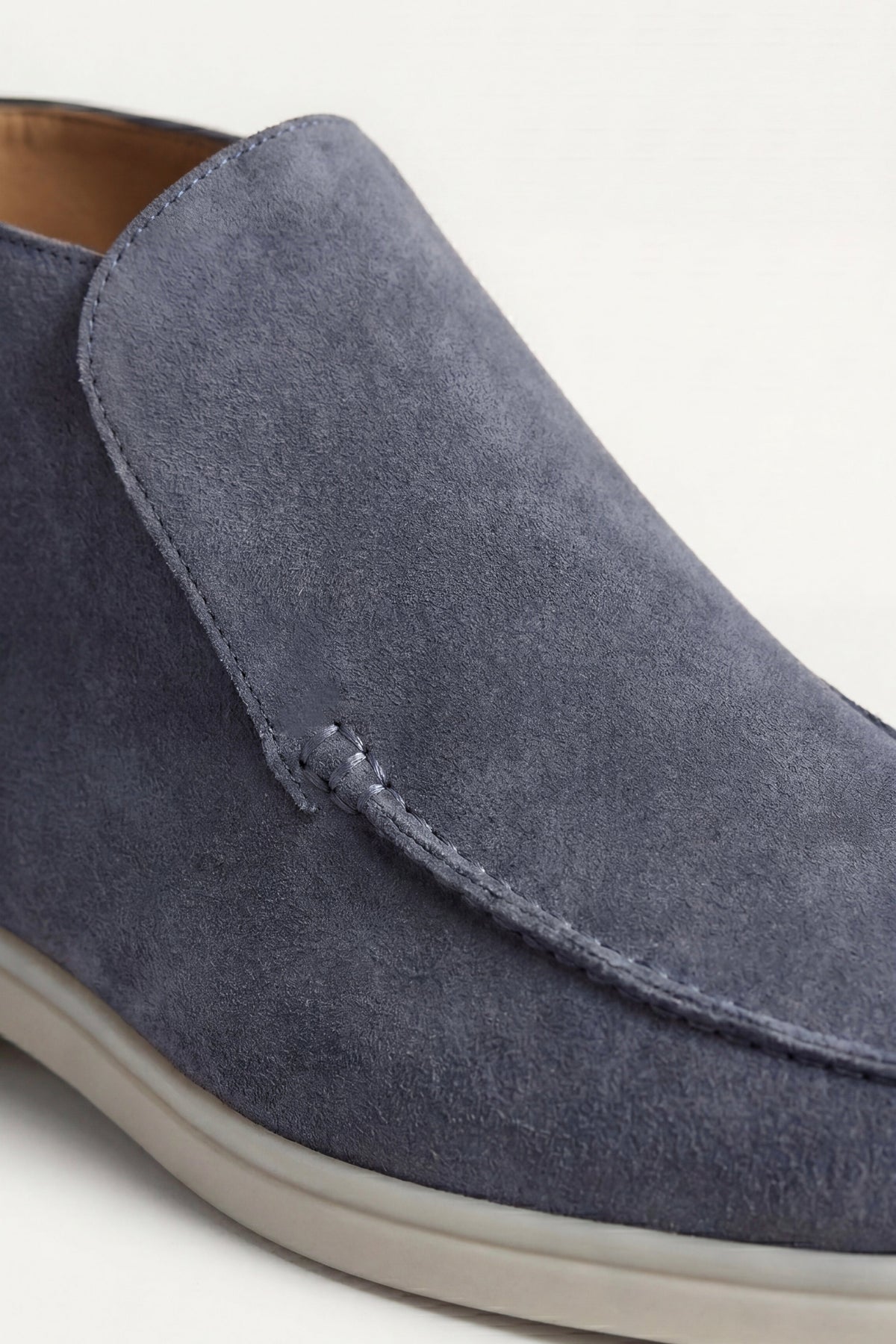 Mocassin Montant Capri Bleu — porté