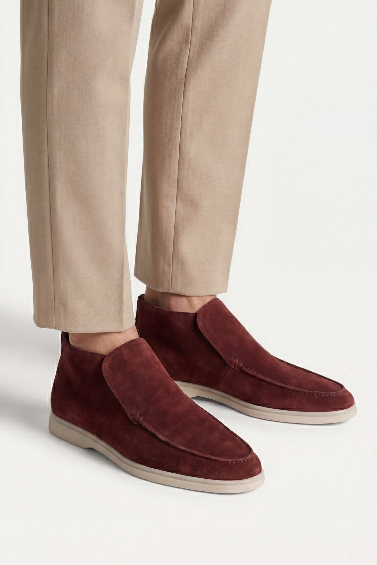 Mocassin Montant Capri Bordeaux — profil