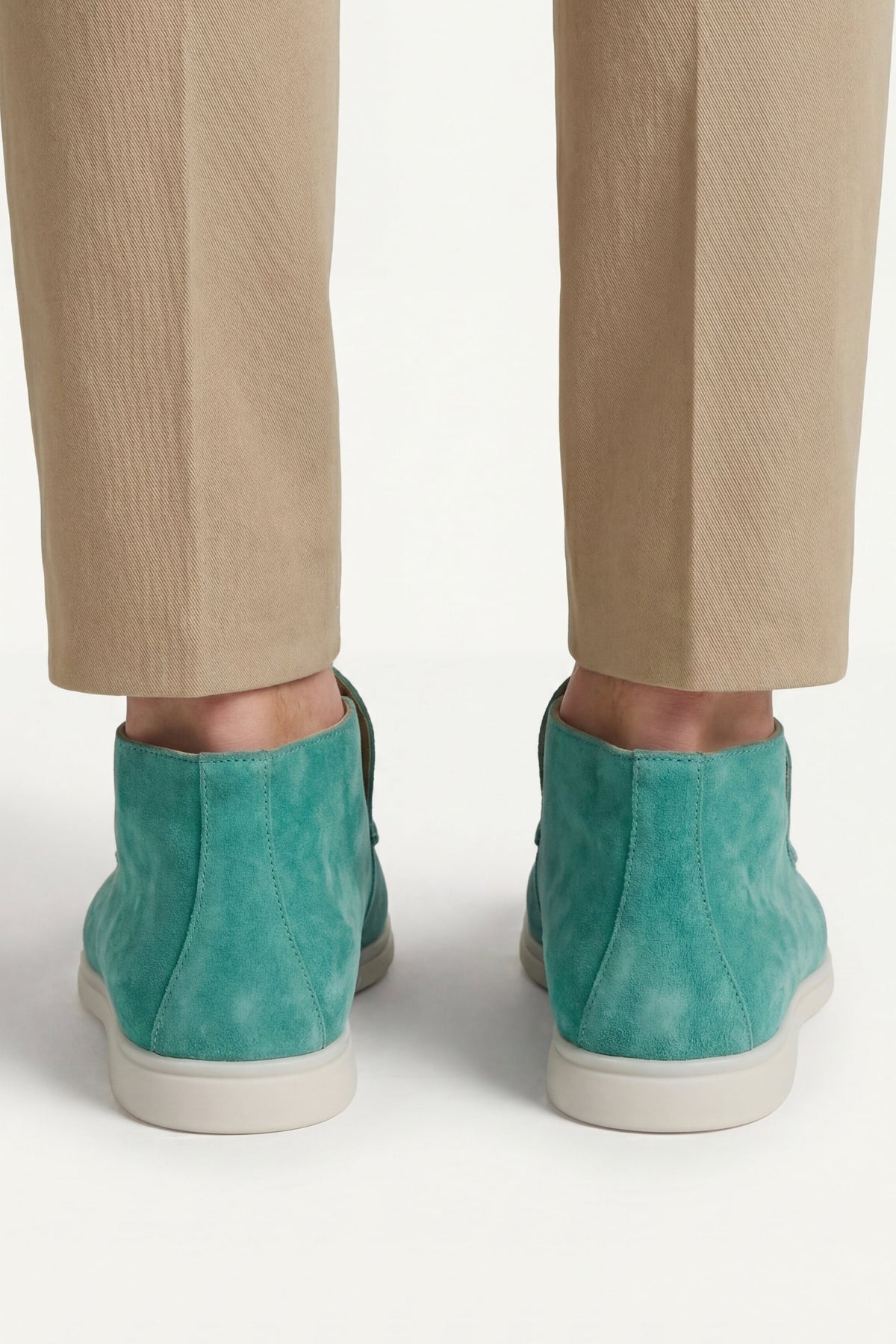 Mocassin Montant Capri Turquoise — détail