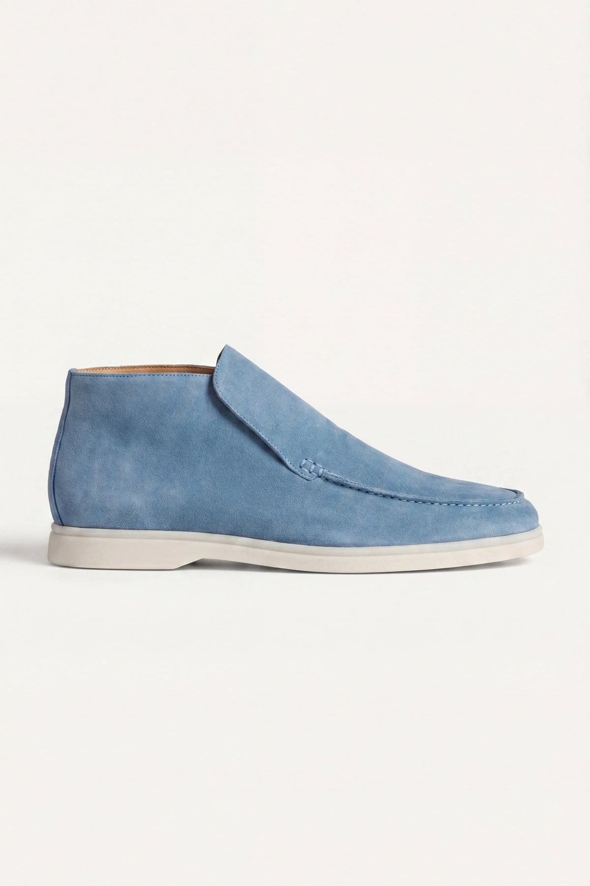 Mocassin Montant Capri Bleu Ciel — vue principale