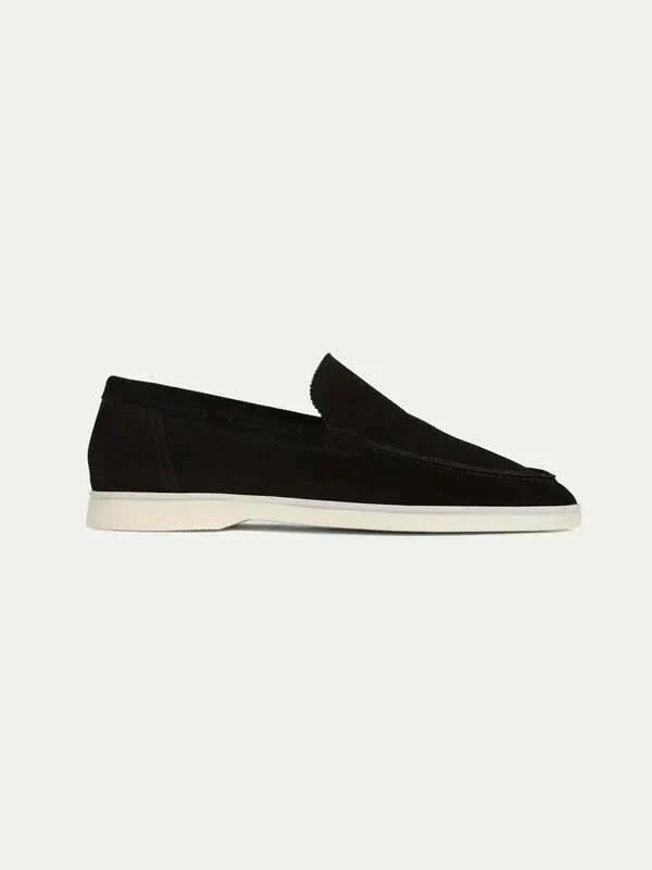 Mocassin Classique en suède noir — vue principale