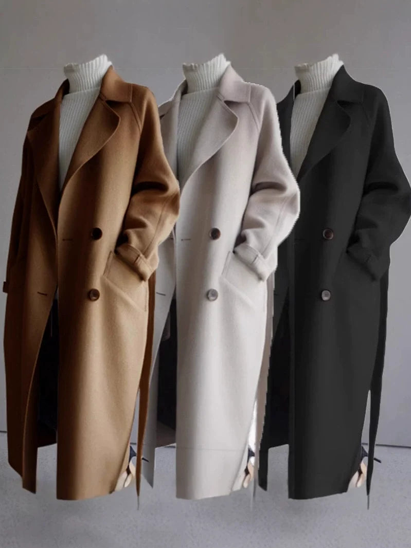 ÉLISABETH — Manteau en Mélange de Laine