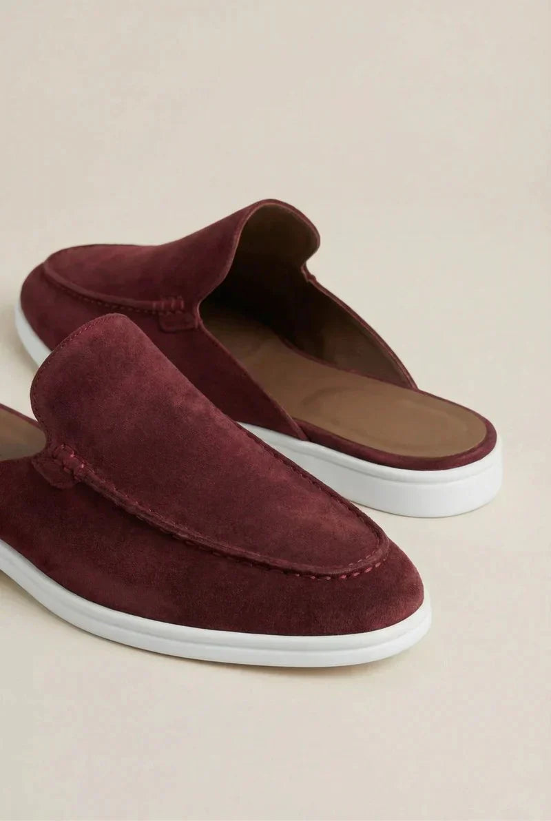 Mule Monaco bordeaux — semelle