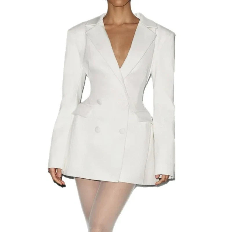 VICTOIRE — Robe Blazer Ajustée