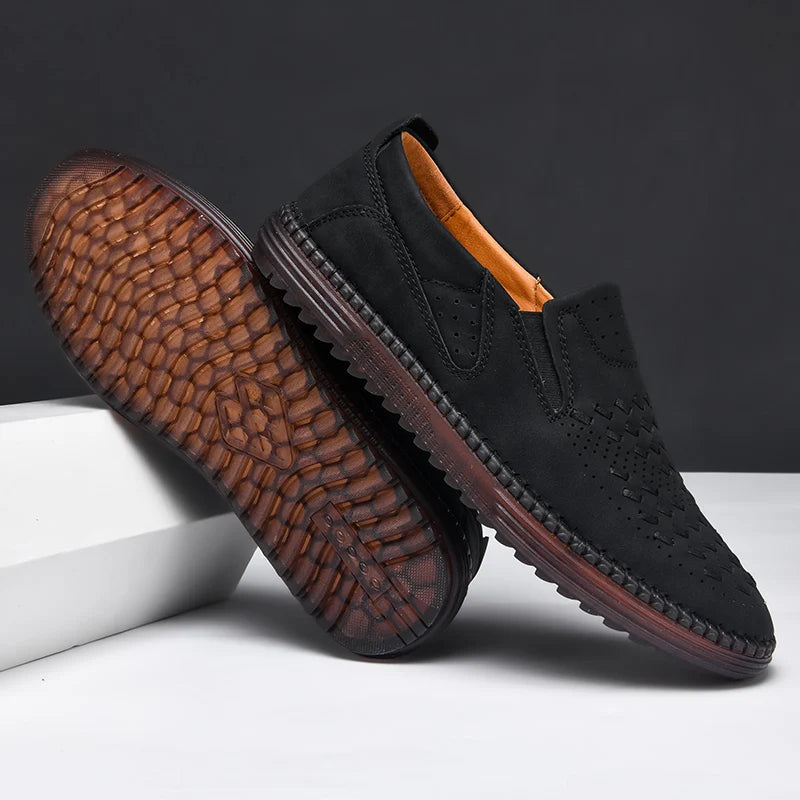 Carter James Mocassin en cuir véritable