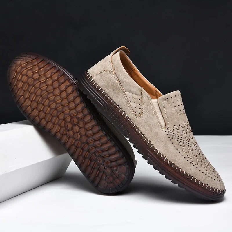 Carter James Mocassin en cuir véritable
