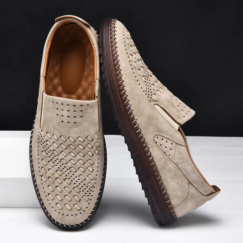 Carter James Mocassin en cuir véritable