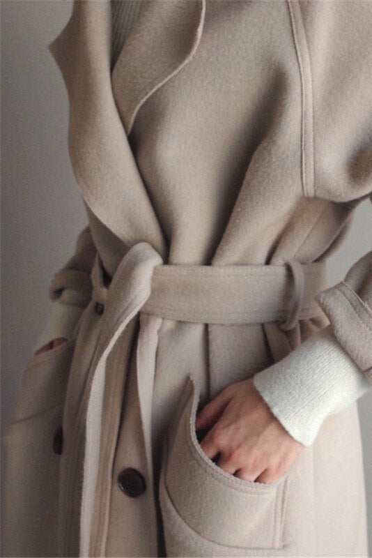ÉLISABETH — Manteau en Mélange de Laine