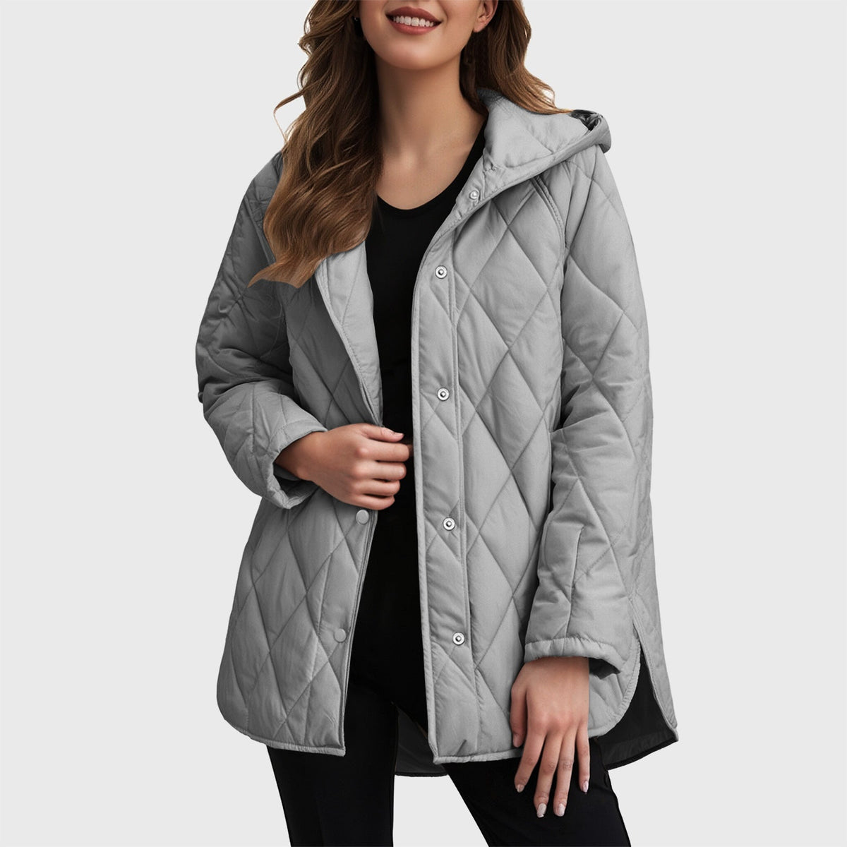 DELPHINE — Manteau à Capuche