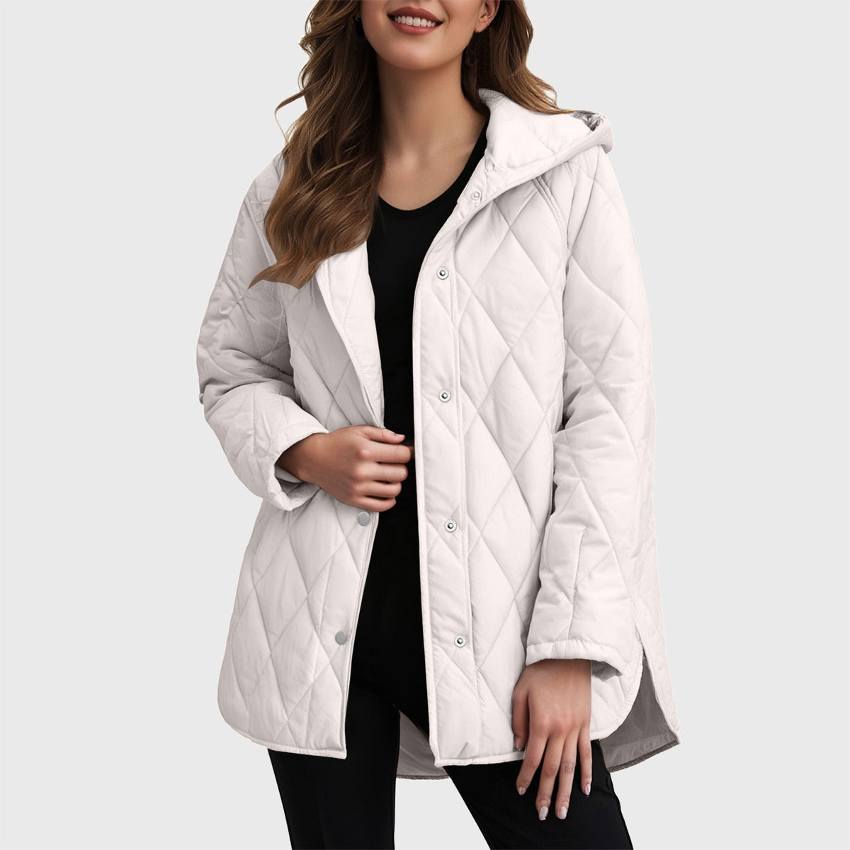 DELPHINE — Manteau à Capuche