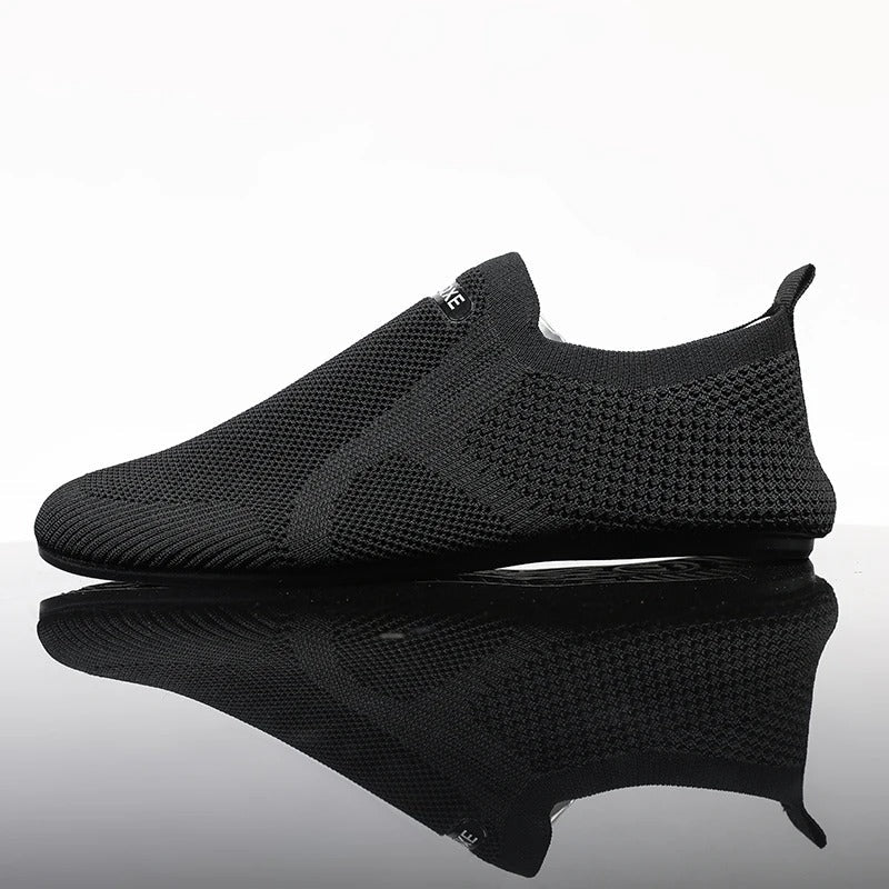 Mules tricotées à enfiler pour pieds nus