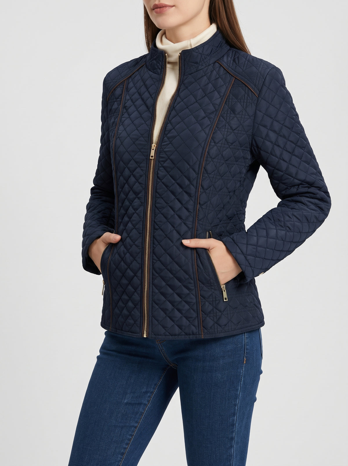 Veste matelassée légère Armelle - Noir