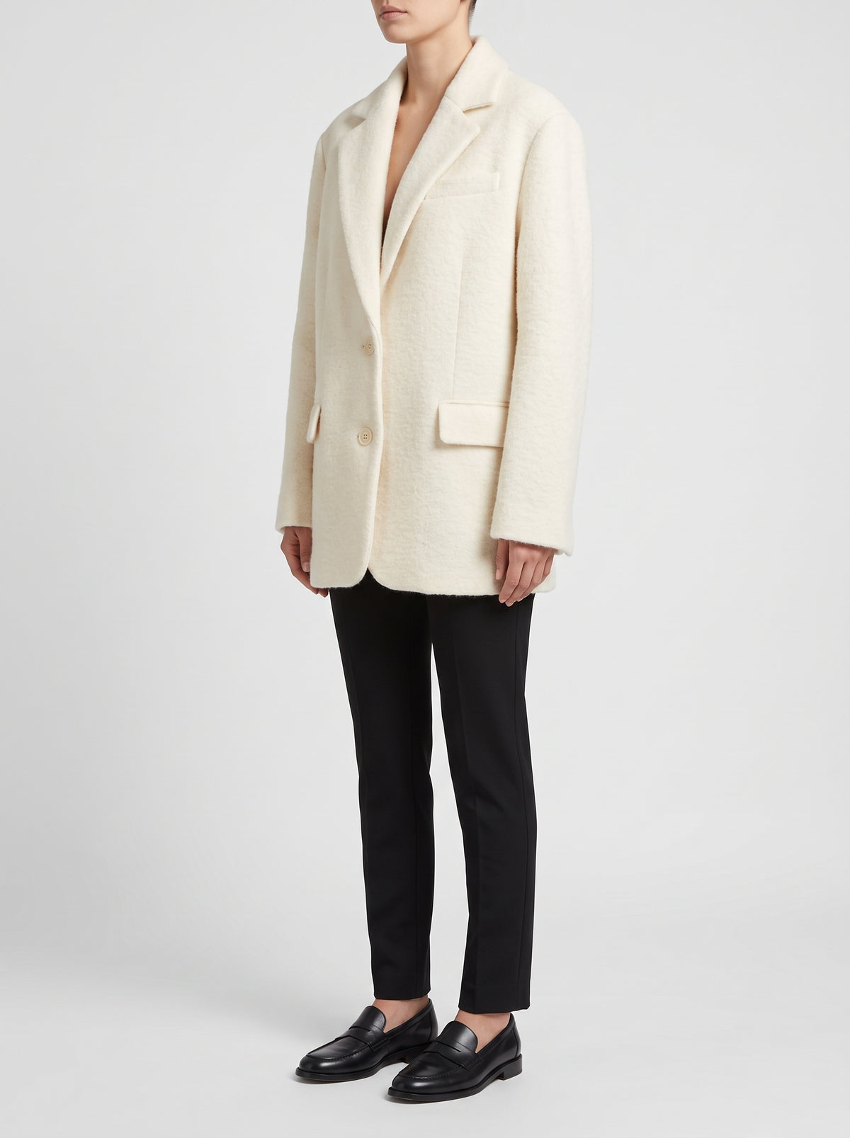 Noemi Structured Blazer - White