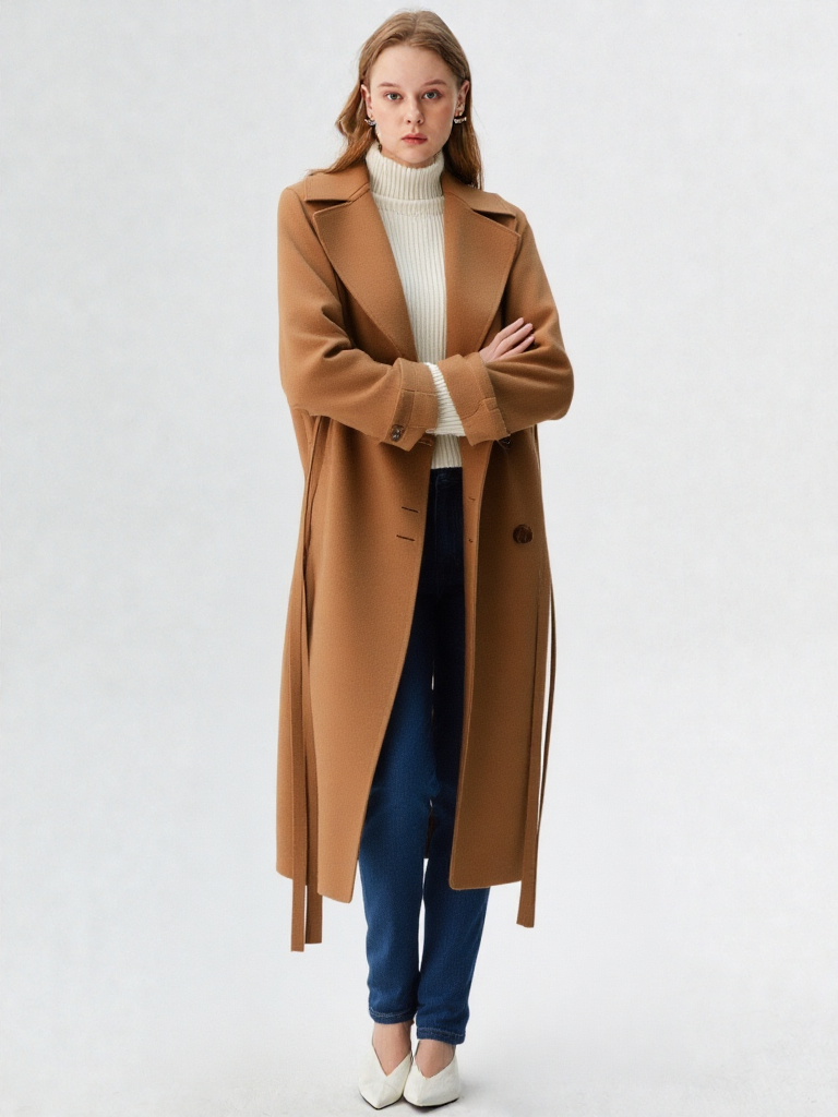 ÉLISABETH — Manteau en Mélange de Laine