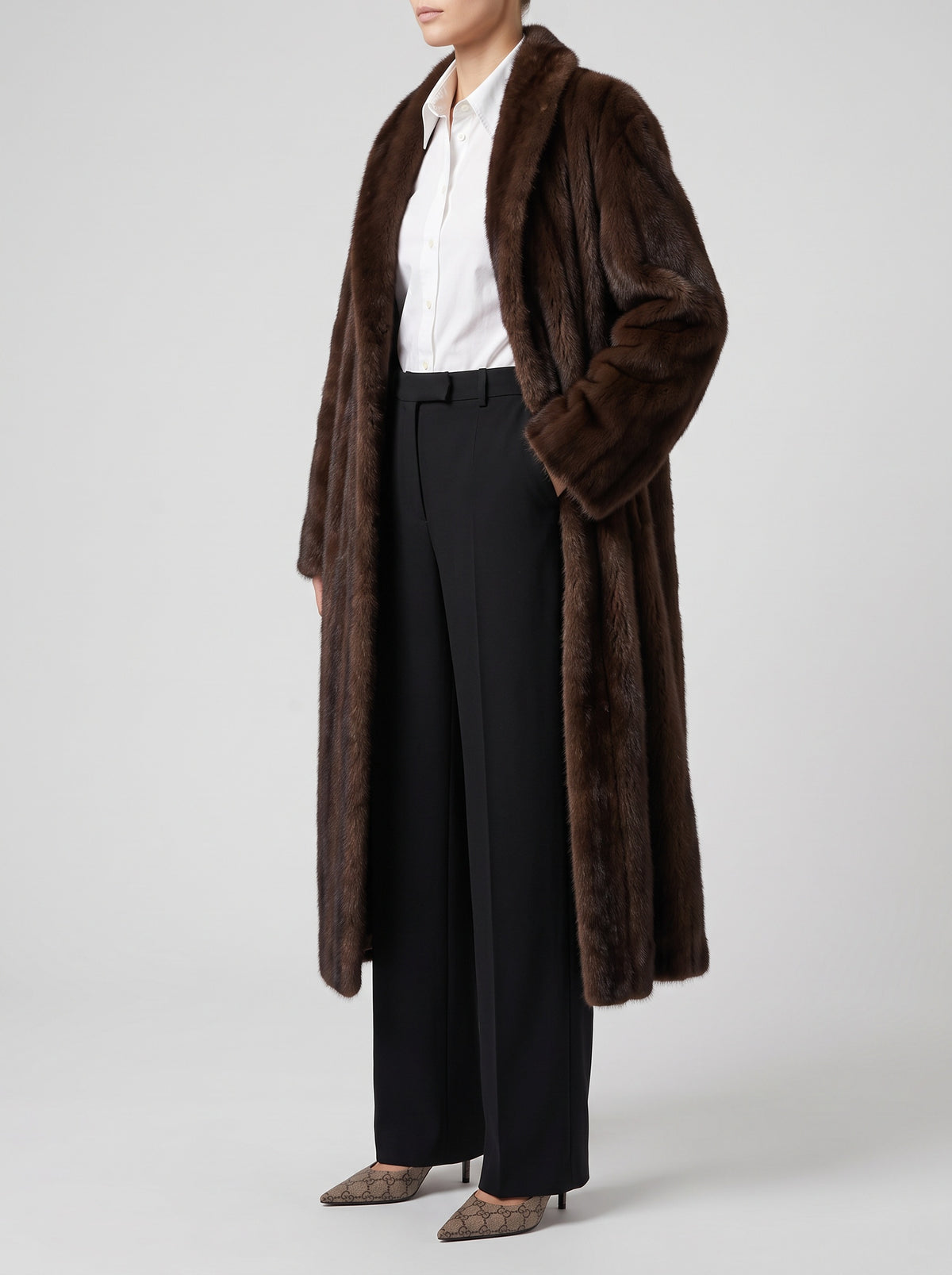 Suzy Maxi Faux Fur Coat