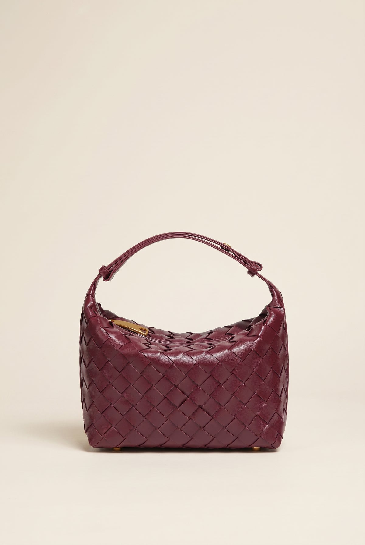 Mica Mini Woven Faux Leather Bag