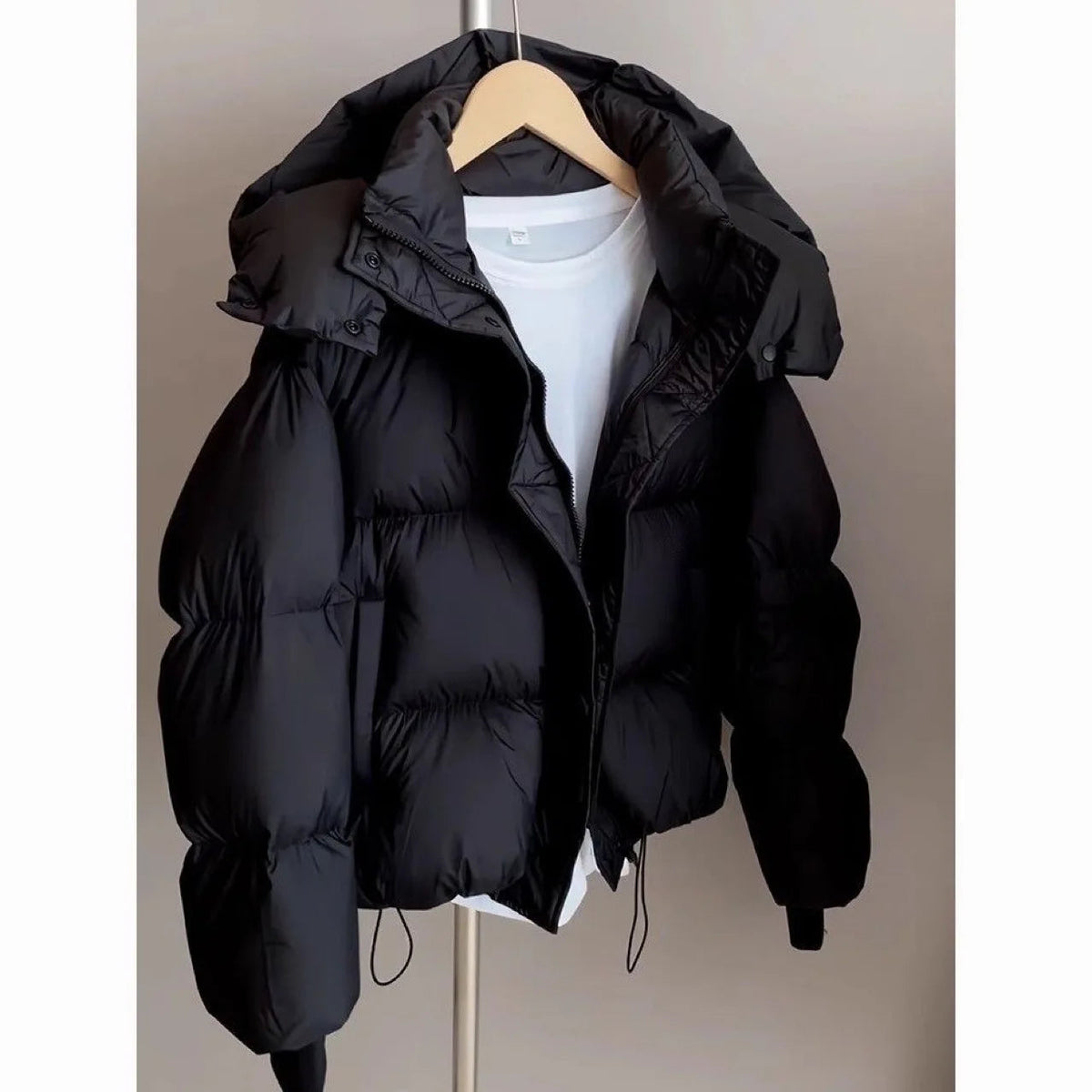 Adaure Veste matelassée épaisse à capuche